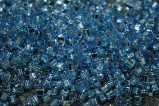 Бисер Япония "TOHO" CUBE 3 мм 5 г №0023 св.голубой