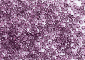 Бисер Чехия круглый 10/0 50г 20010h прозрачный светло-сиреневый квадратное отверстие
