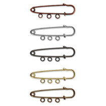 "Zlatka" Булавка для подвесок PO-050 5 см №04 под бронзу