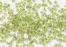 Бисер Чехия круглый 10/0 50г 78654 салатовый, серебряная линия внутри